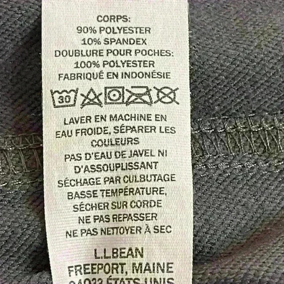 L.L Bean Men’s Venture Stretch Five Pocket Pants in  Graphite size 40 - Picture 10 of 12